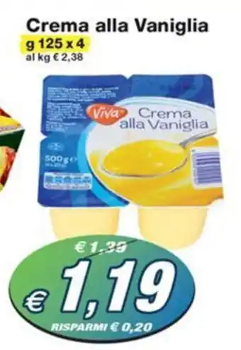 Prix Quality Crema alla Vaniglia g 125 x 4 offerta