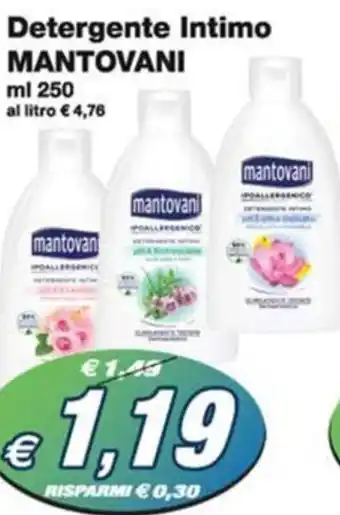 Prix Quality Detergente Intimo MANTOVANI ml 250 offerta