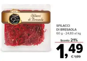 Todis SFILACCI DI BRESAOLA 60 g offerta