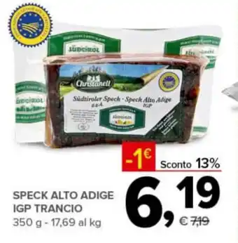 Todis SPECK ALTO ADIGE IGP TRANCIO 350 g offerta