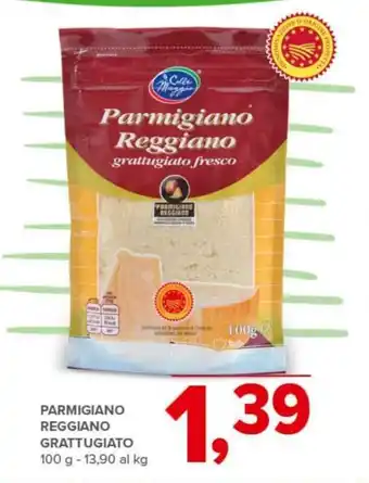 Todis PARMIGIANO REGGIANO GRATTUGIATO 100 g offerta