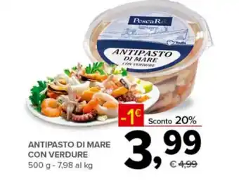 Todis ANTIPASTO DI MARE CON VERDURE 500 g offerta