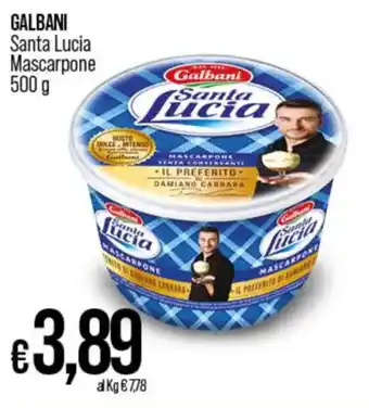 In Coop GALBANI Santa Lucia Mascarpone 500 g offerta