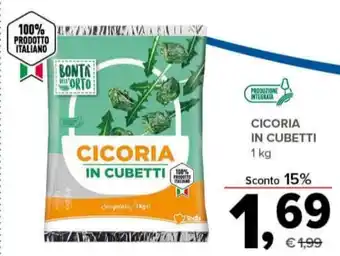 Todis CICORIA IN CUBETTI 1 kg offerta