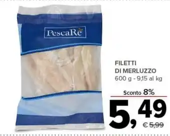 Todis FILETTI DI MERLUZZO 600 g offerta