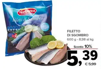 Todis FILETTO DI SGOMBRO 600 g offerta