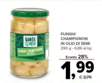 Todis FUNGHI CHAMPIGNON IN OLIO DI SEMI 290 g offerta