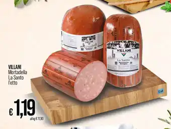 In Coop VILLANI Mortadella La Santo offerta