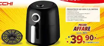 Todis FRIGGITRICE AD ARIA 3,2L NK1104 offerta