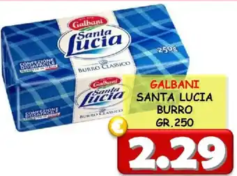 MercADone GALBANI SANTA LUCIA BURRO GR.250 offerta