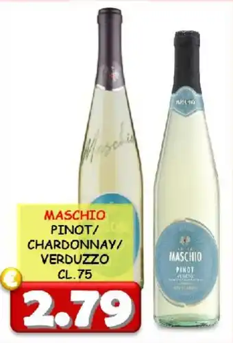 MASCHIO PINOT/ SCHIO CHARDONNAY/ VERDUZZO CL.75