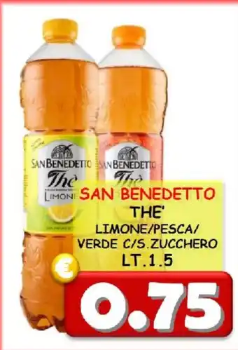 SAN BENEDETTO THE' LIMONE/PESCA/ VERDE C/S.ZUCCHERO LT.1.5