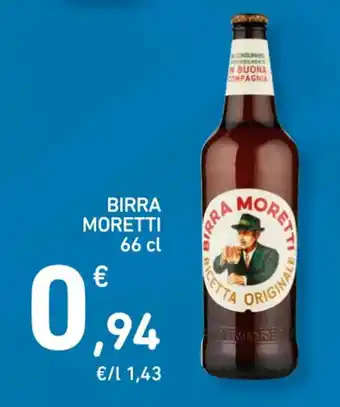 Spazio Conad BIRRA MORETTI 66 cl offerta