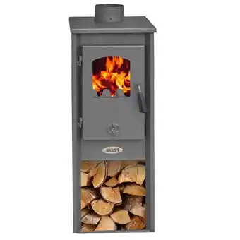 Bricofer Bion Stufa a legna loki 7 kw, volume riscaldabile 120 m³, 33x36xh.93 c offerta