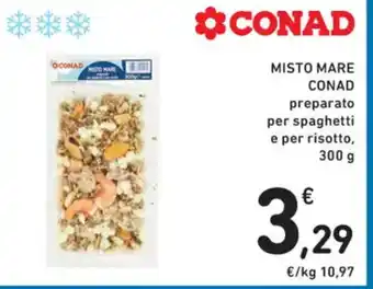 Spazio Conad MISTO MARE CONAD preparato per spaghetti e per risotto, 300 g offerta