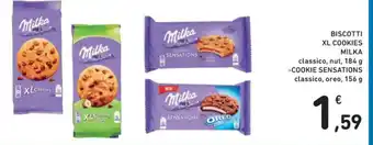 Spazio Conad BISCOTTI XL COOKIES classico, nut, 184 g -COOKIE SENSATIONS classico, oreo, 156 g offerta