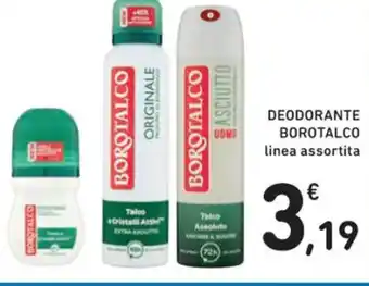 Spazio Conad DEODORANTE BOROTALCO linea assortita offerta