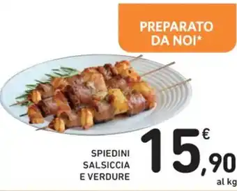 Spazio Conad SPIEDINI SALSICCIA E VERDURE offerta