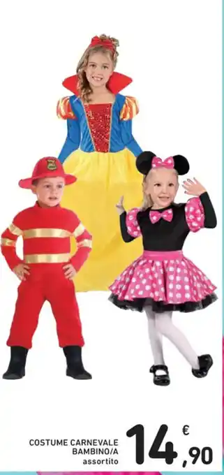 Spazio Conad COSTUME CARNEVALE BAMBINO/A assortito offerta