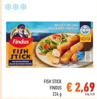 FISH STICK FINDUS 224 g