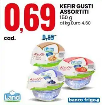 Eurospin KEFIR GUSTI ASSORTITI 150 g offerta
