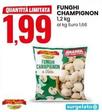 Eurospin FUNGHI CHAMPIGNON 1,2 kg offerta