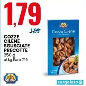 Eurospin COZZE CILENE SGUSCIATE PRECOTTE 250 g offerta