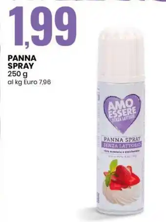Eurospin PANNA SPRAY 250 g offerta