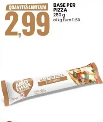 Eurospin BASE PER PIZZA 260 g offerta