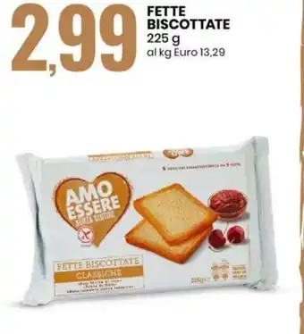Eurospin FETTE BISCOTTATE 225 g offerta