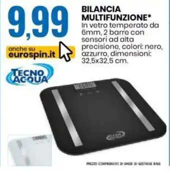 Eurospin BILANCIA MULTIFUNZIONE TECNO ACQUA offerta