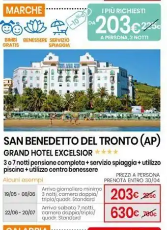 Eurospin SAN BENEDETTO DEL TRONTO (AP) GRAND HOTEL EXCELSIOR offerta