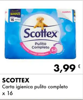 Iper Tosano SCOTTEX Carta igienica pulito completo x 16 offerta
