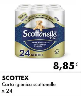 Iper Tosano SCOTTEX Carta igienica scottonelle x 24 offerta