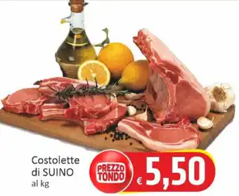 Paghi Poco Costolette di SUINO al kg offerta