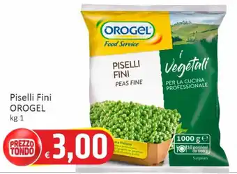 Paghi Poco Piselli Fini OROGEL kg 1 offerta