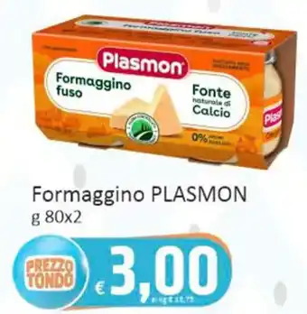 Paghi Poco Formaggino PLASMON g 80x2 offerta