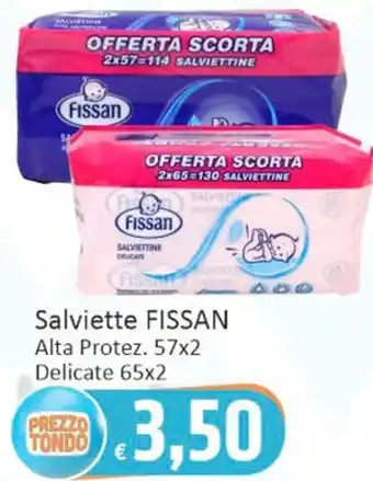 Paghi Poco Salviette FISSAN Alta Protez. 57x2 Delicate 65x2 offerta