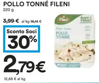 Coop POLLO TONNÉ FILENI 220 g offerta