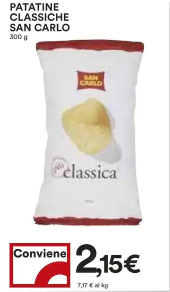 Coop PATATINE CLASSICHE SAN CARLO 300 g offerta