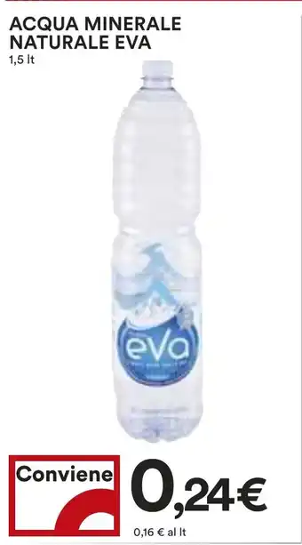 Coop ACQUA MINERALE NATURALE EVA 1,5 lt offerta
