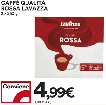 Coop CAFFÈ QUALITÀ ROSSA LAVAZZA 2 x 250 g offerta