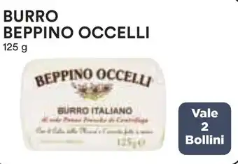 Coop BURRO BEPPINO OCCELLI 125 g offerta