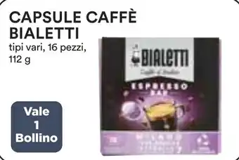 Coop CAPSULE CAFFÈ BIALETTI tipi vari, 16 pezzi, 112 g offerta