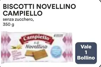 Coop BISCOTTI NOVELLINO CAMPIELLO senza zucchero, 350 g offerta