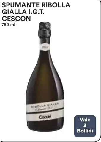 SPUMANTE RIBOLLA GIALLA I.G.T. CESCON 750 ml