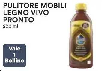 PULITORE MOBILI LEGNO VIVO PRONTO 200 ml