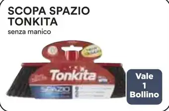 Coop SCOPA SPAZIO TONKITA senza manico offerta