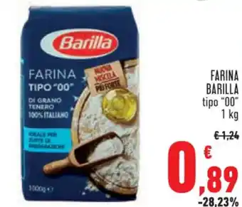 Conad Superstore FARINA BARILLA tipo "00" 1 kg offerta