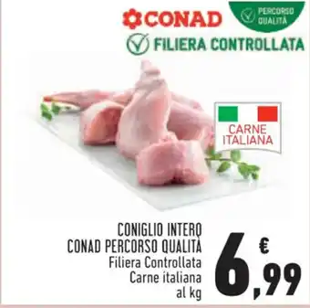 Conad Superstore CONIGLIO INTERO CONAD PERCORSO QUALITÀ offerta